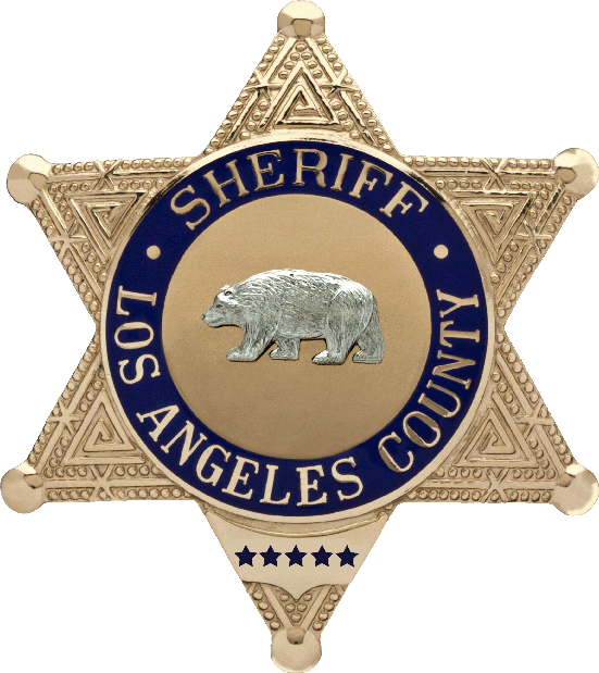 Los Angeles County Sheriff’s Department star badge